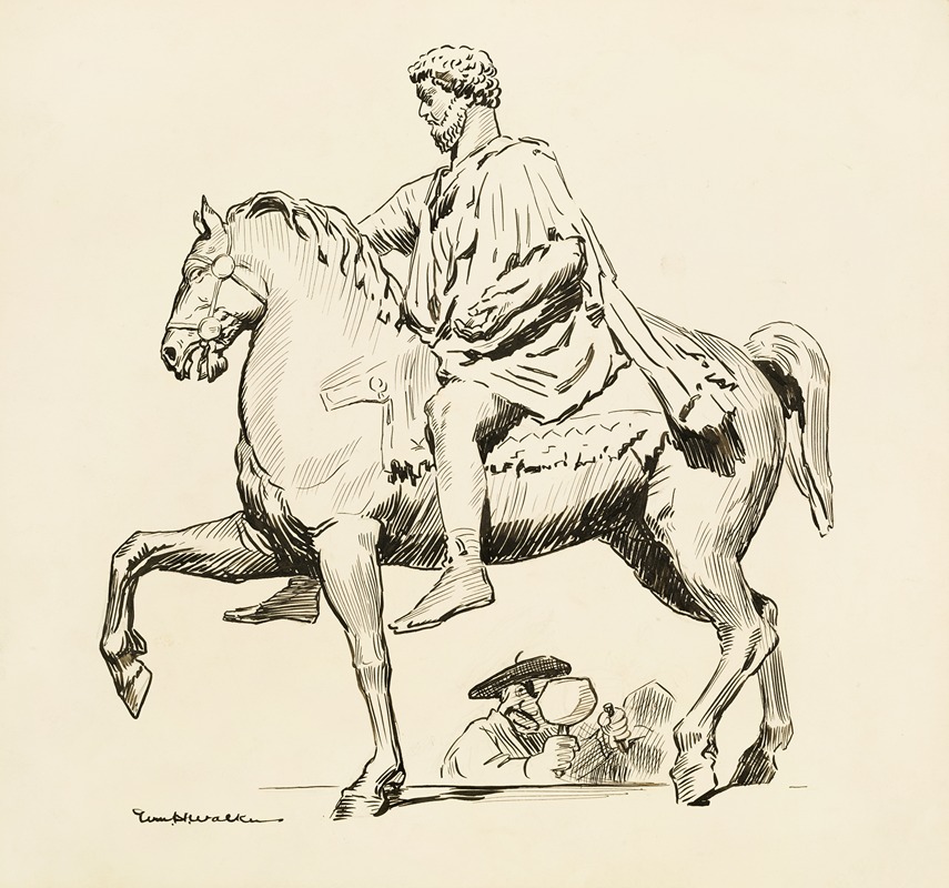 William Henry Walker - Marcus Aurelius as my model