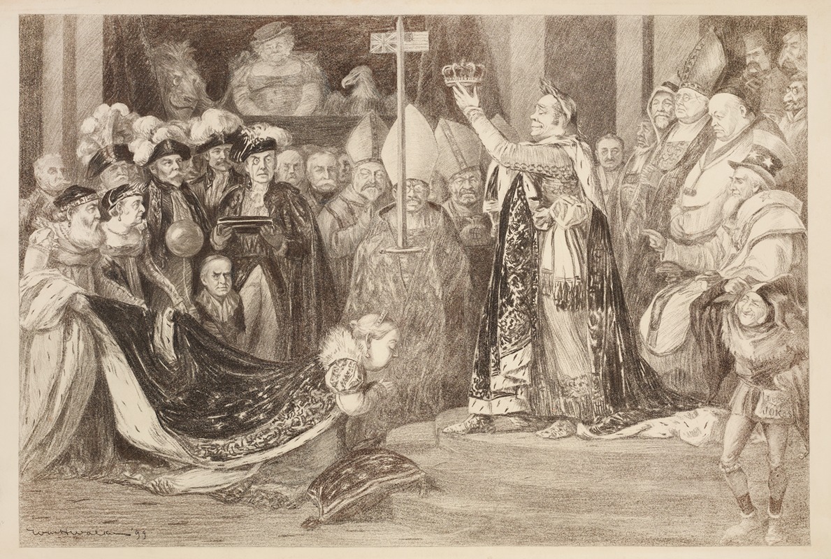 William Henry Walker - The coronation of a woman before the country’s elite and church leaders