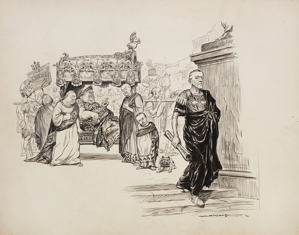 William Henry Walker - Yond’ Cassius has a lean and hungry look He thinks too much; such men are dangerous. Julius Caesar Act 1, Sc. II