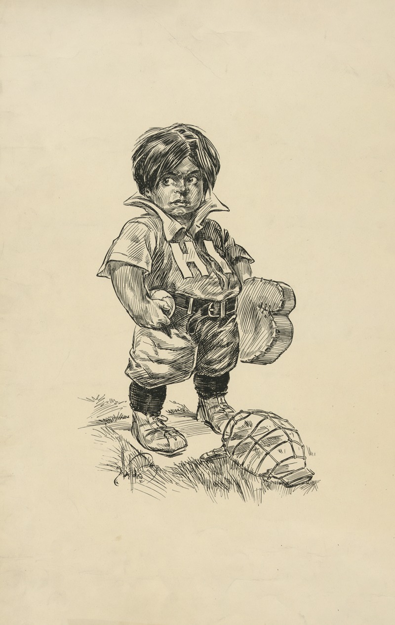 Albert Turner Reid - Haskell Indian baseball boy