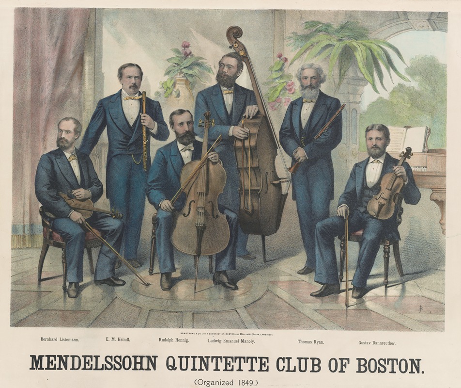 Armstrong & Co - Mendelssohn Quintette Club of Boston (organized 1849)