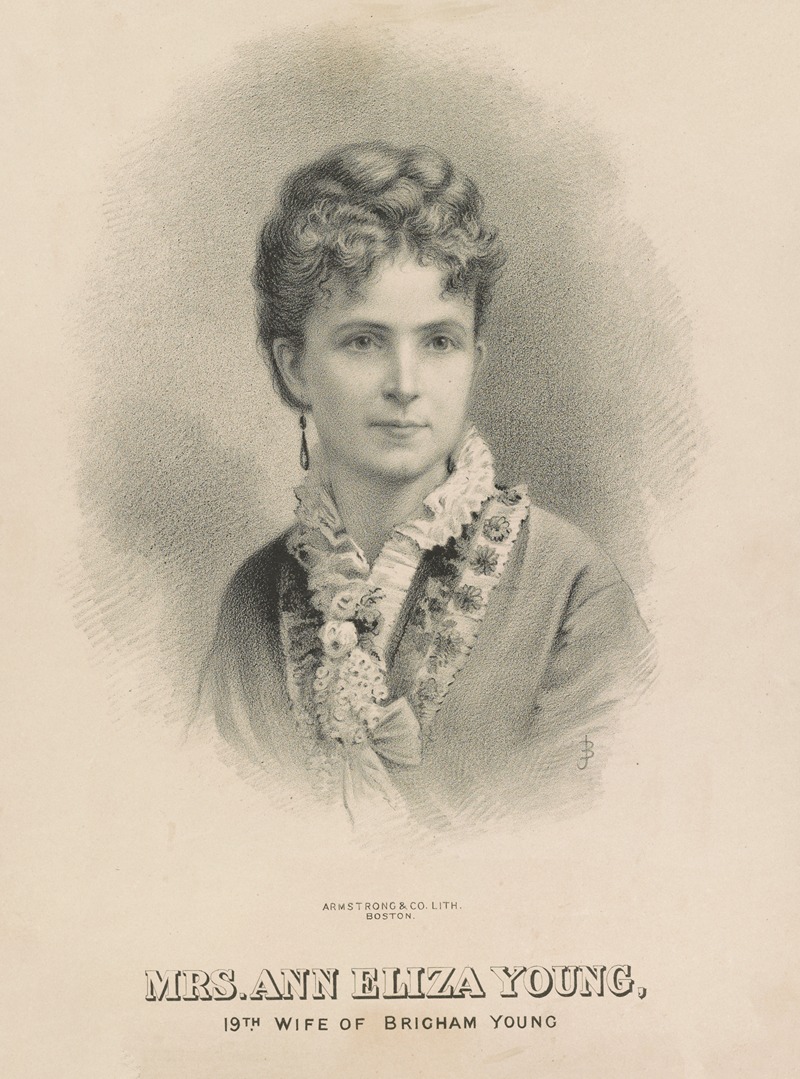 Armstrong & Co - Mrs. Ann Eliza Young, 19th wife of Brigham Young