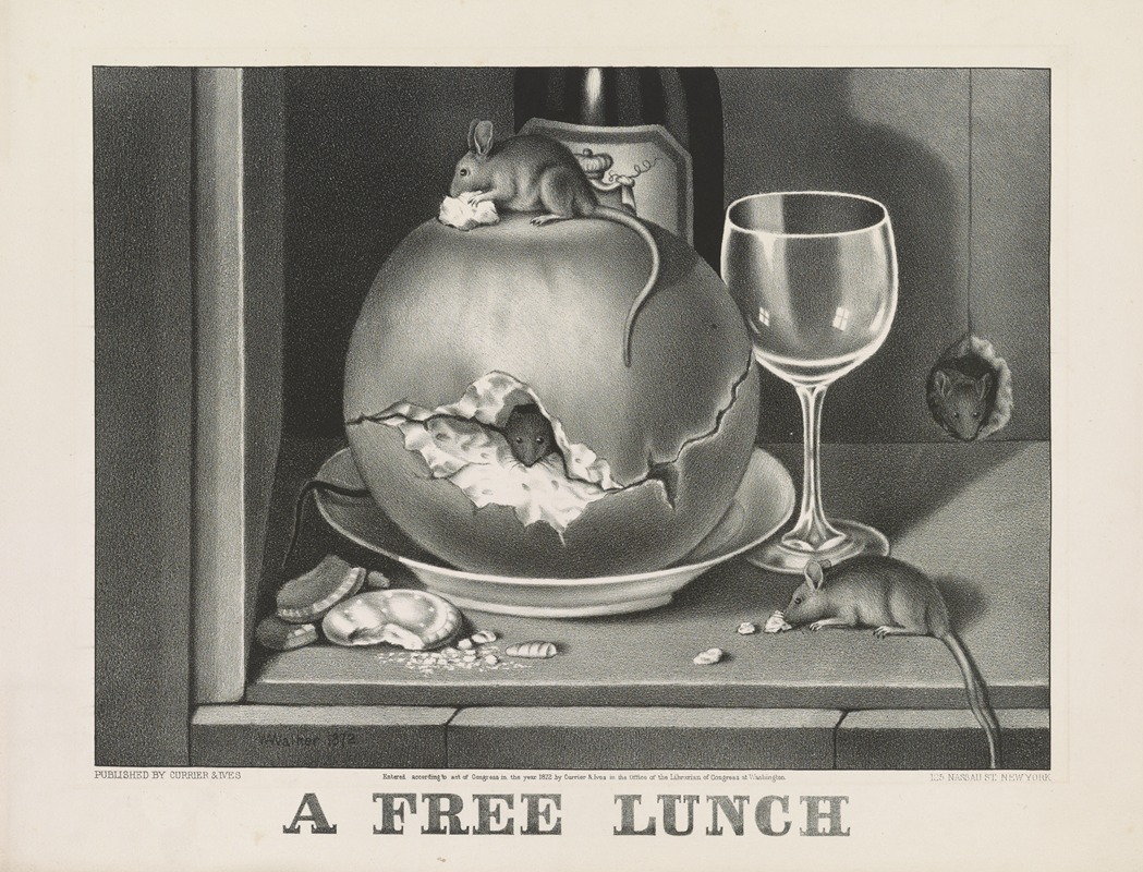 Currier & Ives. - A free lunch