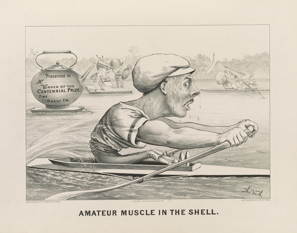 Currier & Ives. - Amateur muscle in the shell