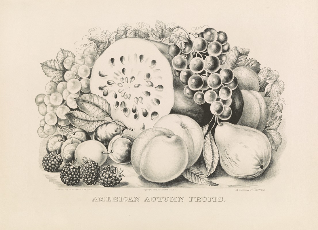 Currier & Ives. - American autumn fruits