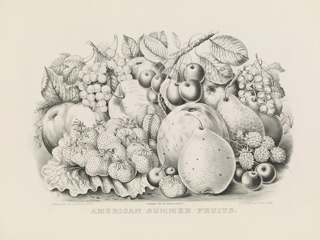 Currier & Ives. - American summer fruits