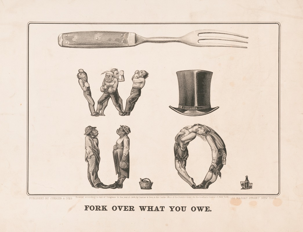 Currier & Ives. - Fork over what you owe