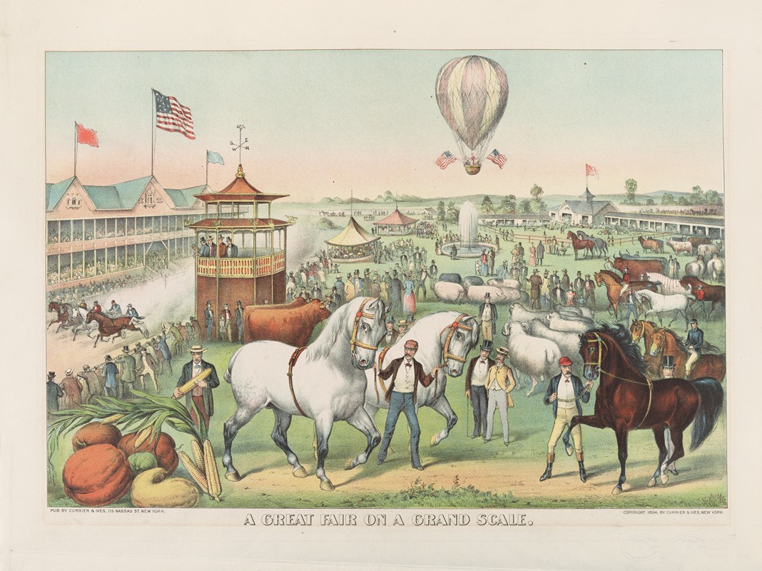 Currier & Ives. - Great fair on a grand scale