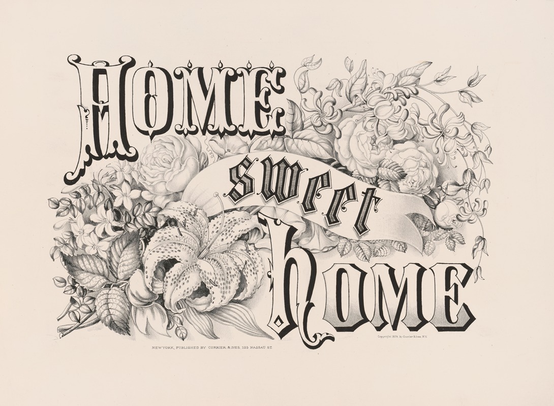 Currier & Ives. - Home sweet home