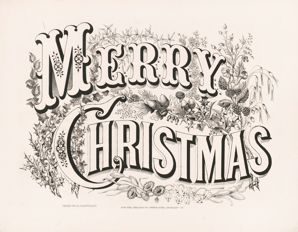 Currier & Ives. - Merry Christmas