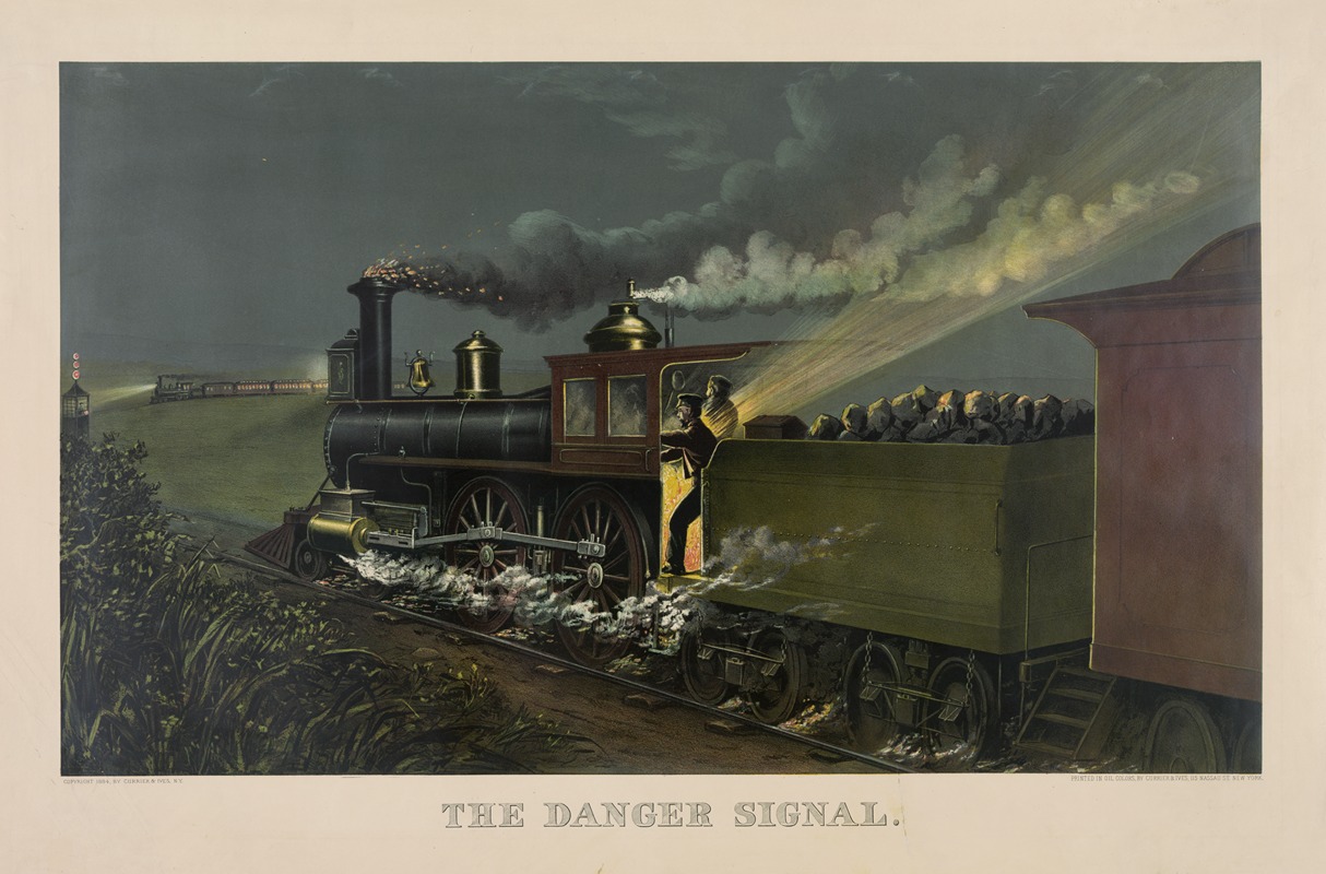 Currier & Ives. - The danger signal