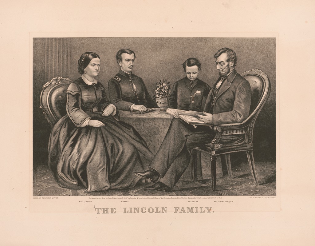 Currier & Ives. - The Lincoln Family