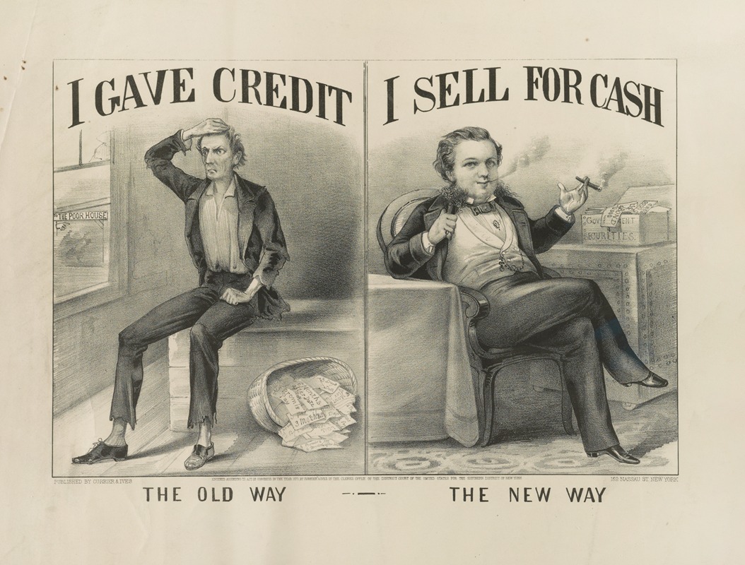 Currier & Ives. - The old way–The new way