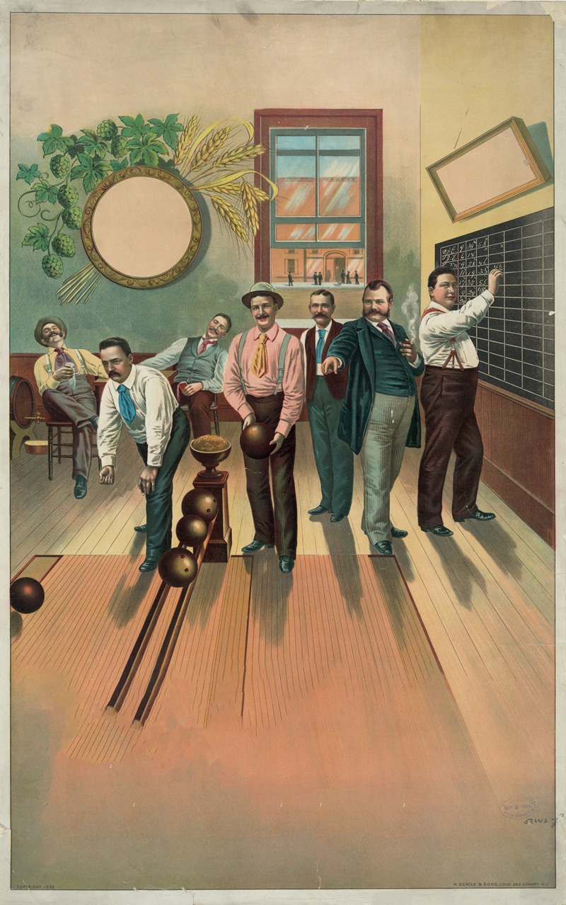 Henry Jerome Schile - Bowling alley #191