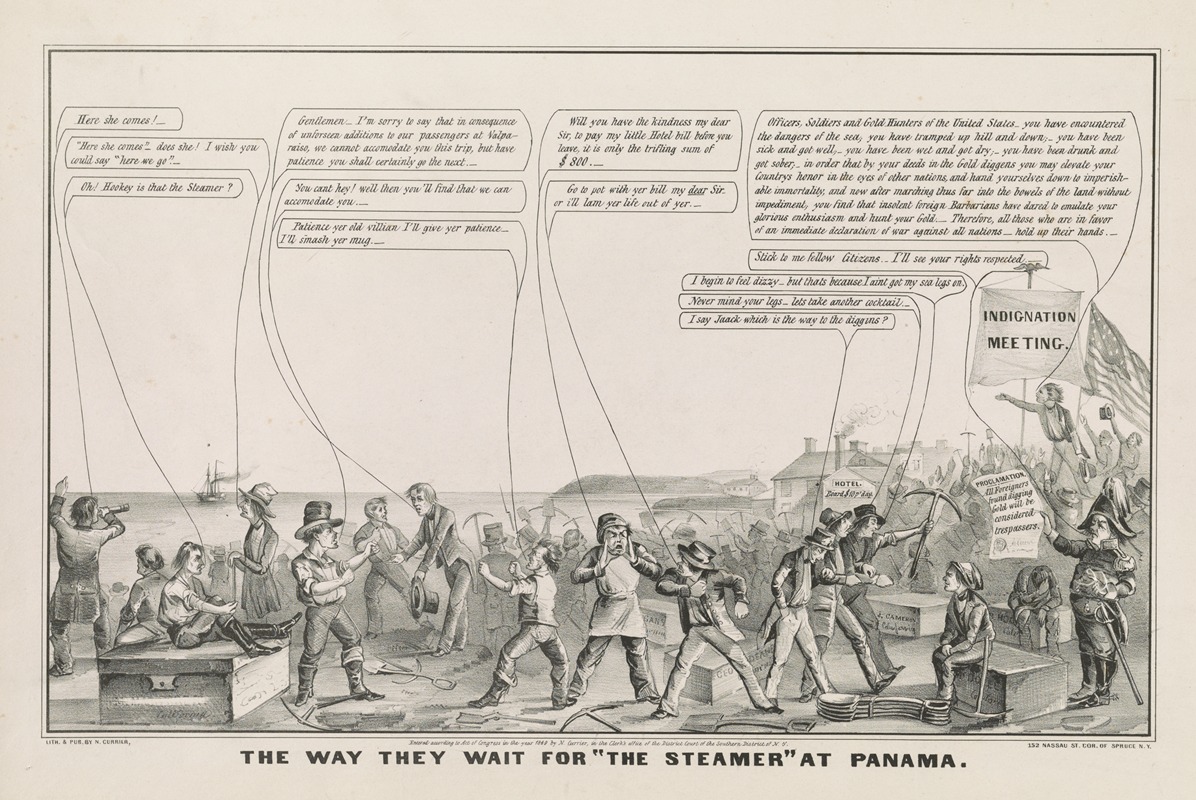 John Cameron - The way they wait for ‘the steamer’ at Panama