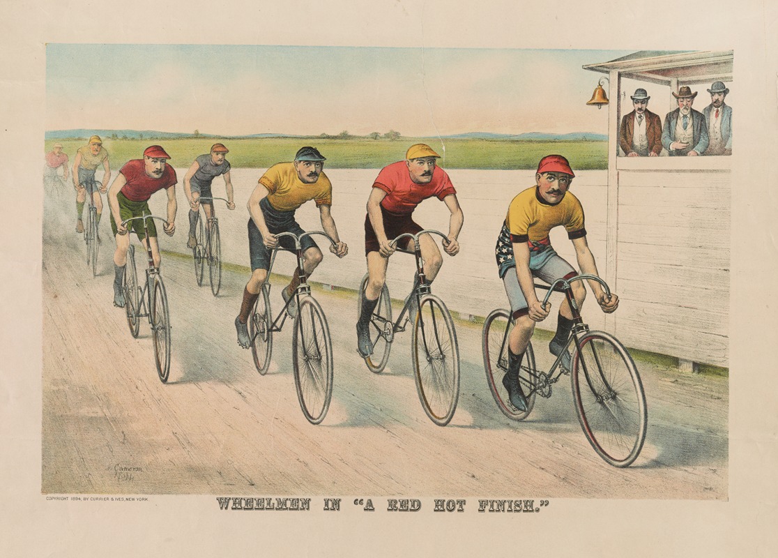 John Cameron - Wheelmen in ‘a red hot finish’