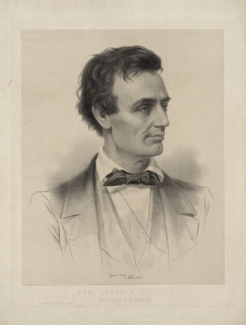 John H. Bufford's & Sons - Hon. Abraham Lincoln, Republican candidate for the presidency, 1860