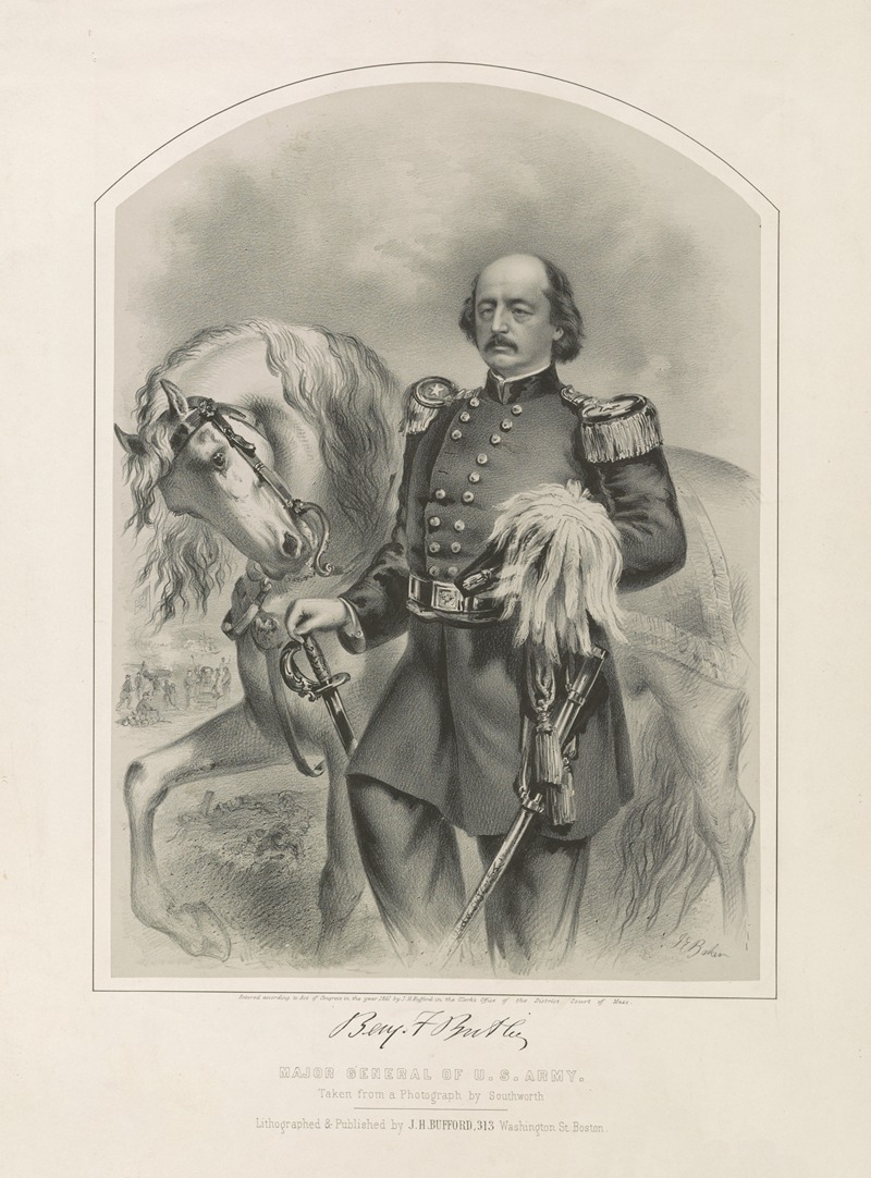 John H. Bufford's & Sons - Major General of U.S. Army – Benjamin F. Butler