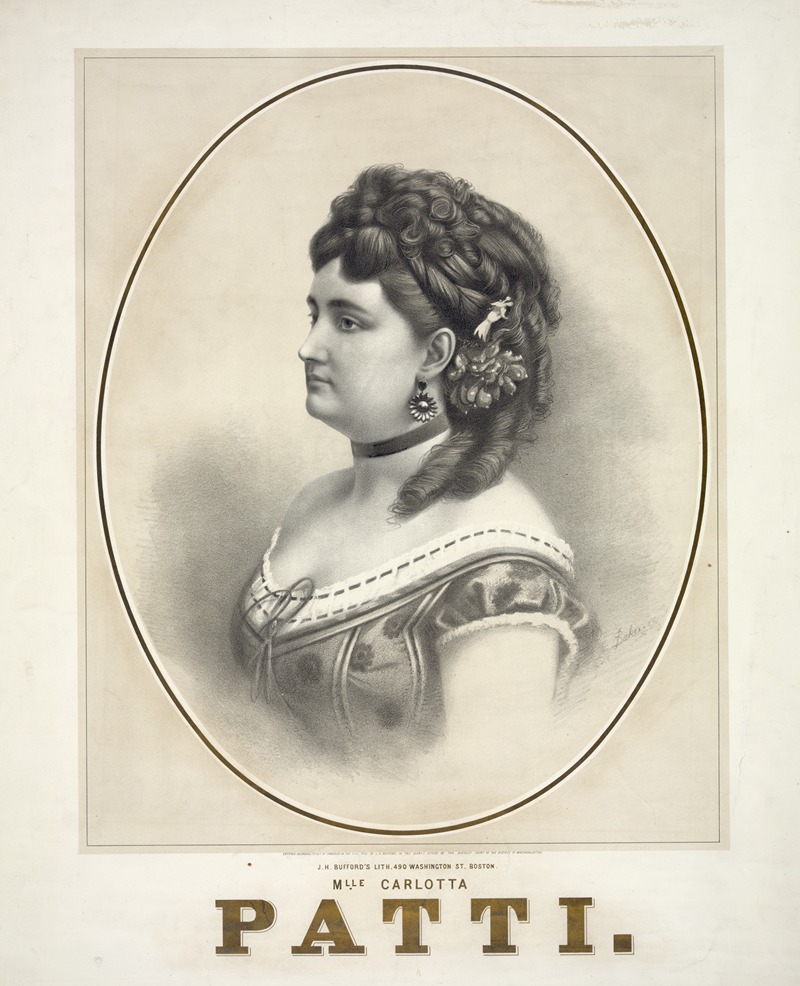 John H. Bufford's & Sons - Mlle. Carlotta Patti