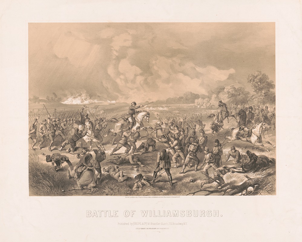 Sarony, Major & Knapp Lith. - Battle of Williamsburgh