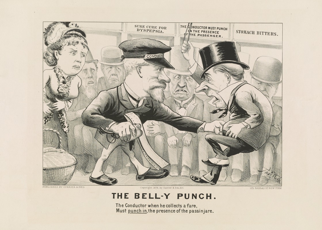 Thomas Worth - The bell-y punch; the conductor when he collects a fare, must punch in the presence of the passinjare