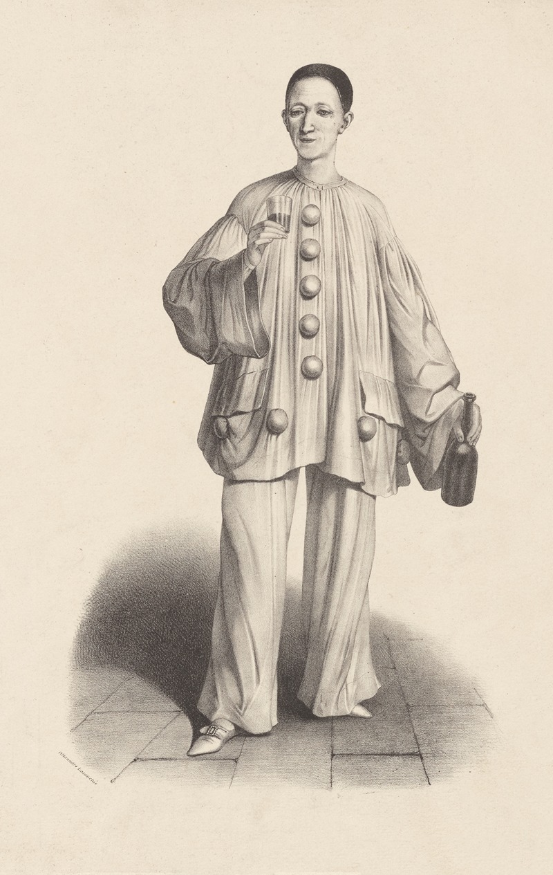 Alexandre Lacauchie - Debureau [i.e., Jean Gaspard Deburau as Pierrot]