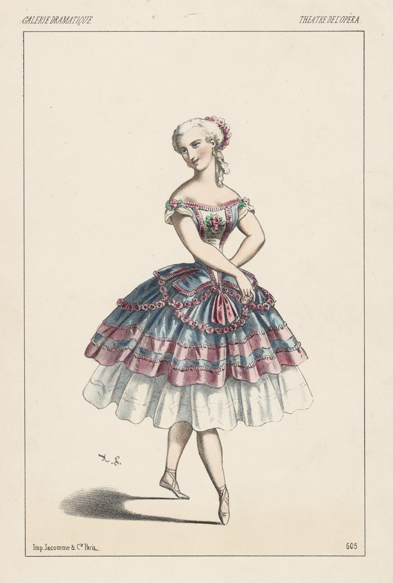 Alexandre Lacauchie - Théâtre de l’Opera. Melle Plunkett rôle de Vert-Vert