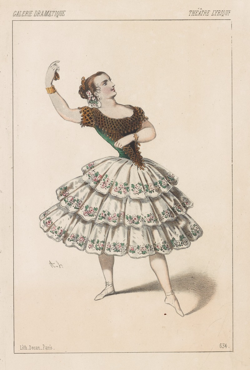 Alexandre Lacauchie - Théâtre Lyrique. Mme Guy Stephan, rôle de Katty, dans Le lutin de la vallée