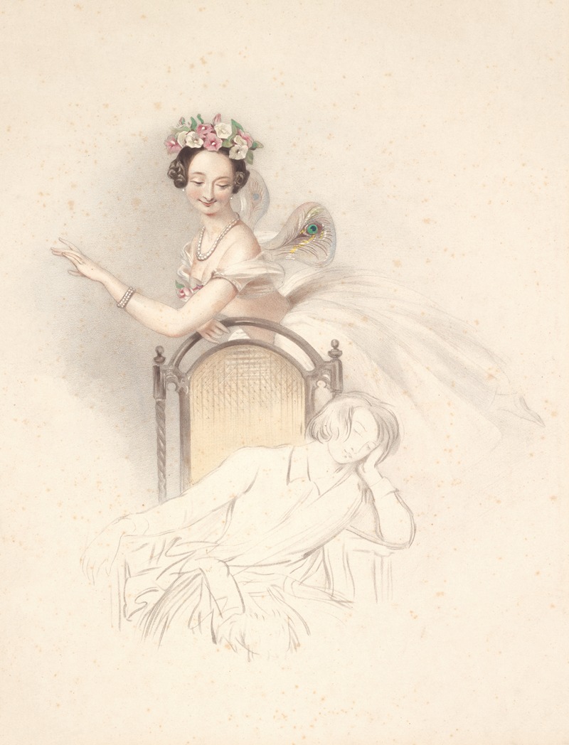 Alfred Edward Chalon - La sylphide, Souvenir d’adieu, Marie Taglioni