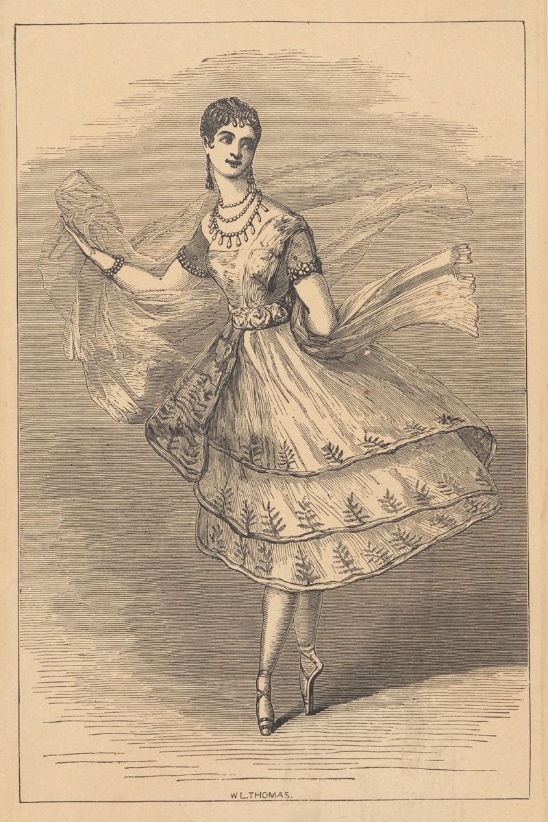 Alfred Edward Chalon - Mademoiselle Taglioni, as ‘La bayadere’