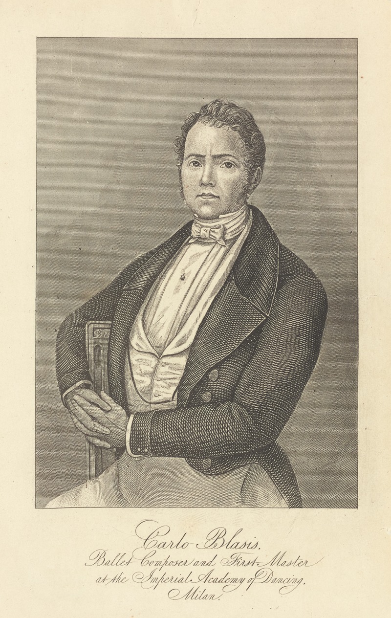 Anonymous - Carlo Blasis, ballet composer and first master at the Imperial Academy of Dancing, Milan