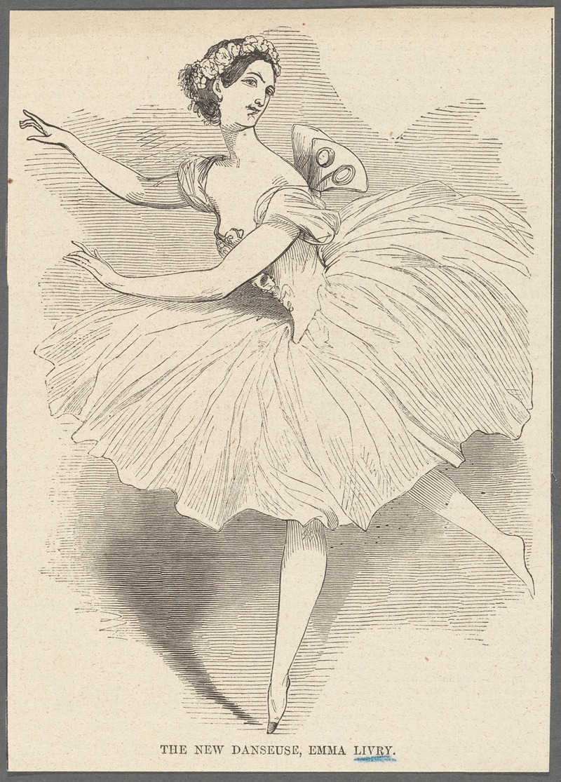 Anonymous - The new danseuse, Emma Livry