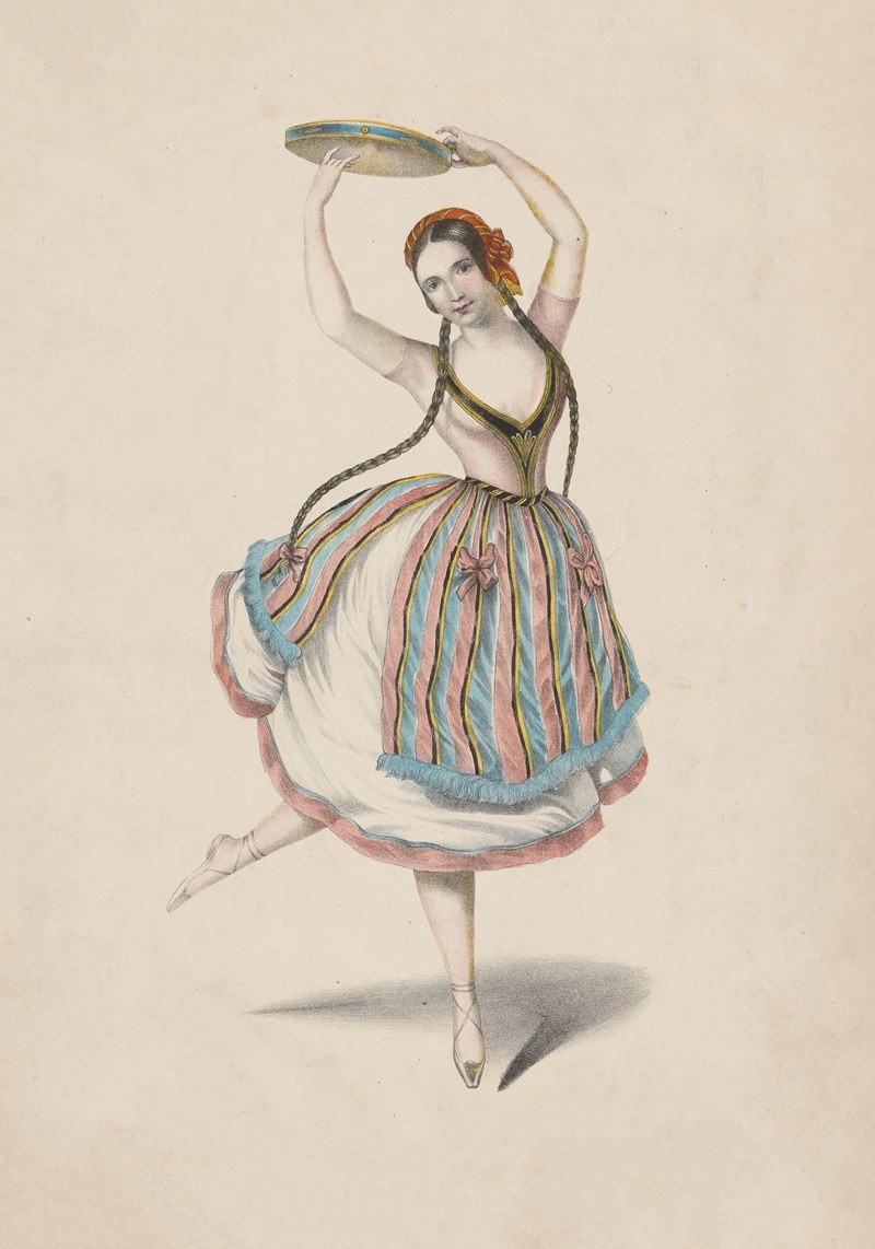 B. Schott's Söhne - Fanny Cerrito, La fille de marbre, ballet de C. Pugni. L’aldéana valse de Fred. Burgmüller