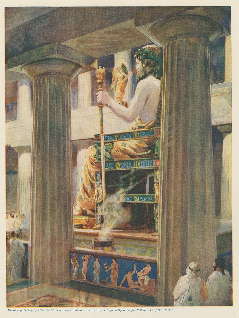 Charles Mills Sheldon - The Zeus of Pheidias, loftiest embodiment of divinity in art