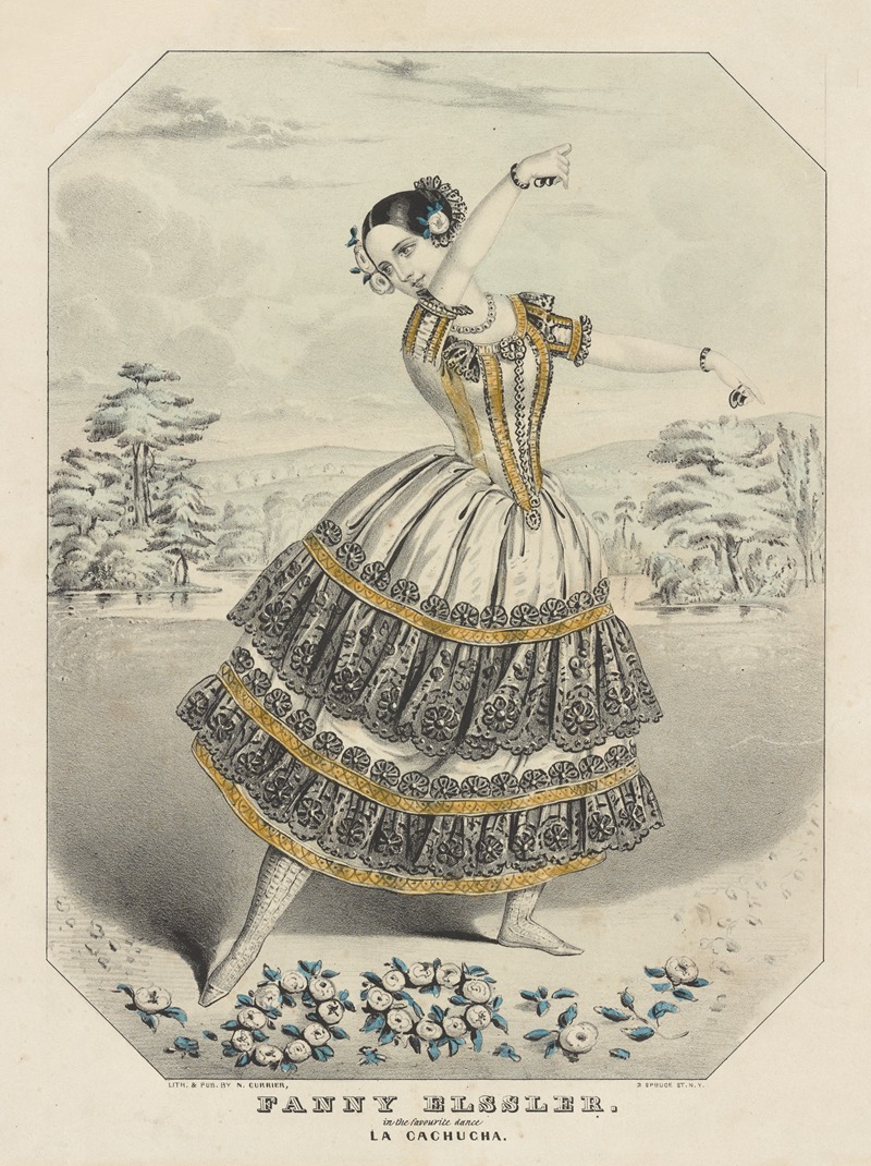 Currier & Ives. - Fanny Elssler in the favorite dance La cachucha