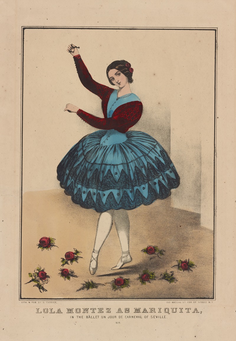 Currier & Ives. - Lola Montez as Mariquita, in the ballet Un jour de carneval of Seville