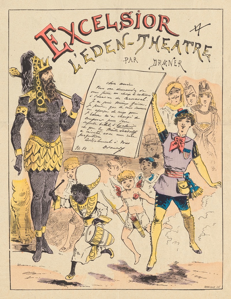 Draner - Excelsior at the Éden Théâtre, Paris