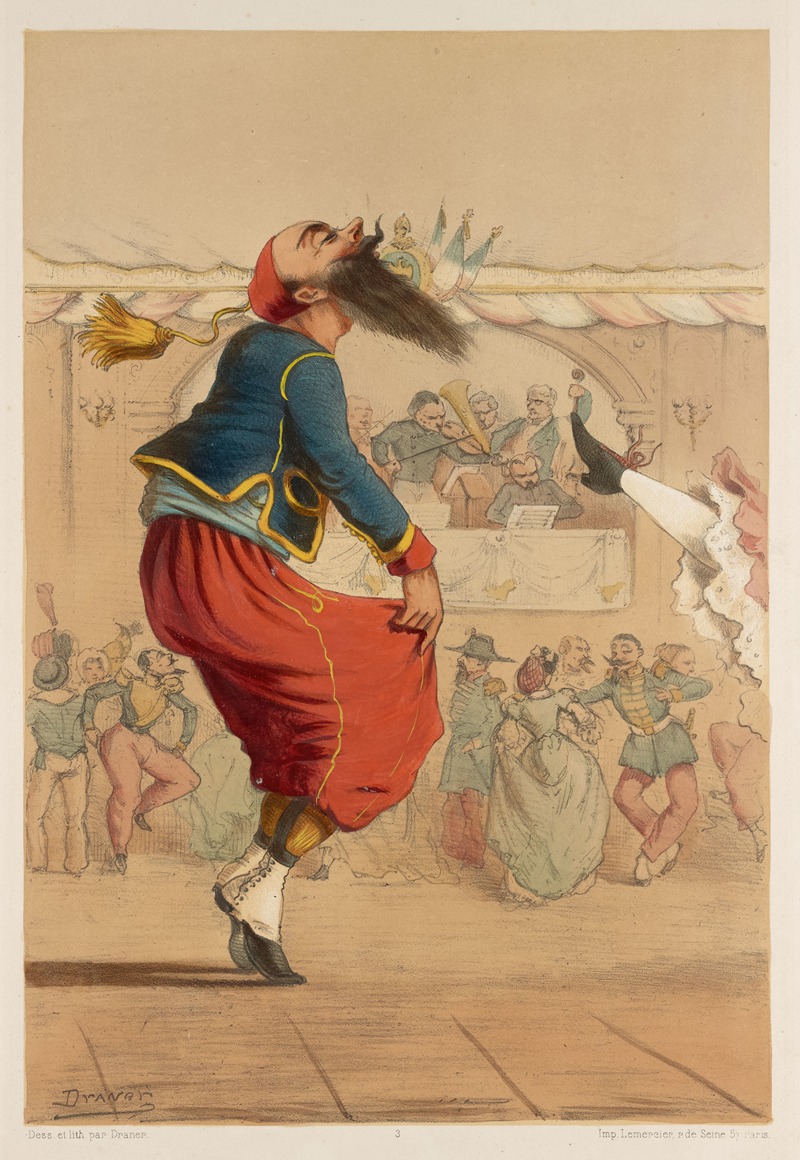 Draner - France, 1862, Zouave