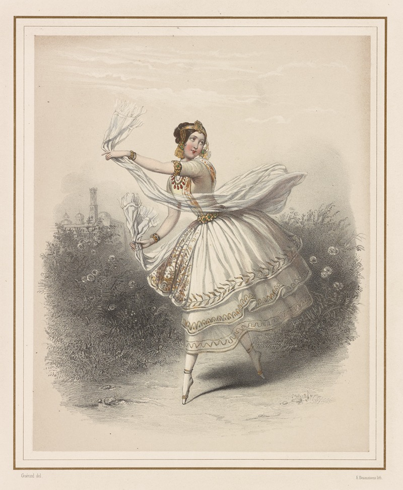 Eugène Charles François Guérard - L’Opéra. Melle Taglioni. La bayadère