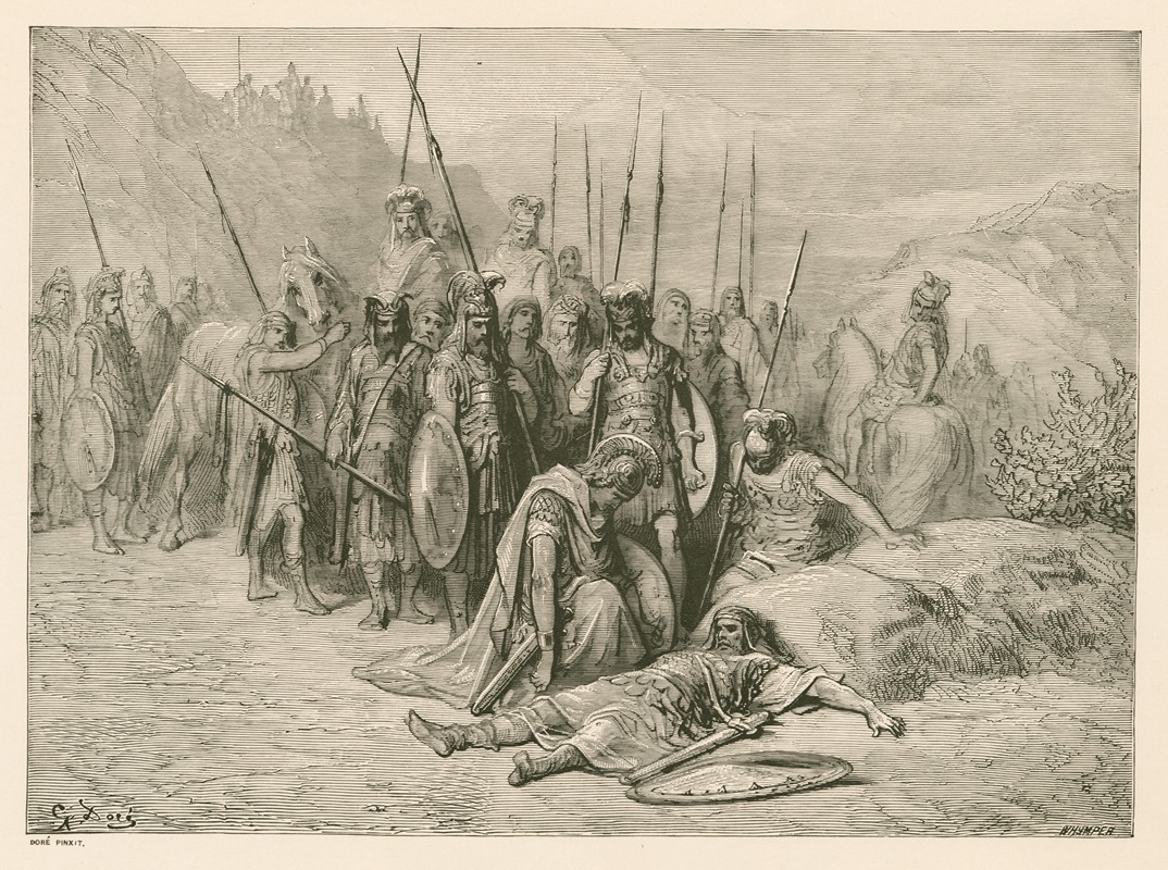 Gustave Doré - Alexander discovering the body of Darius