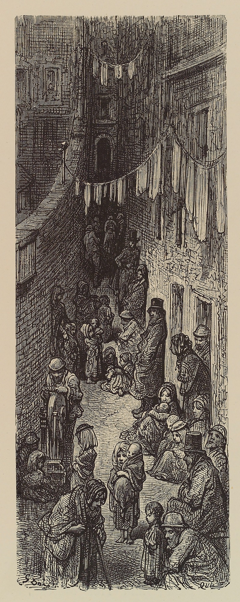 Gustave Doré - Orange Court-Drury Lane