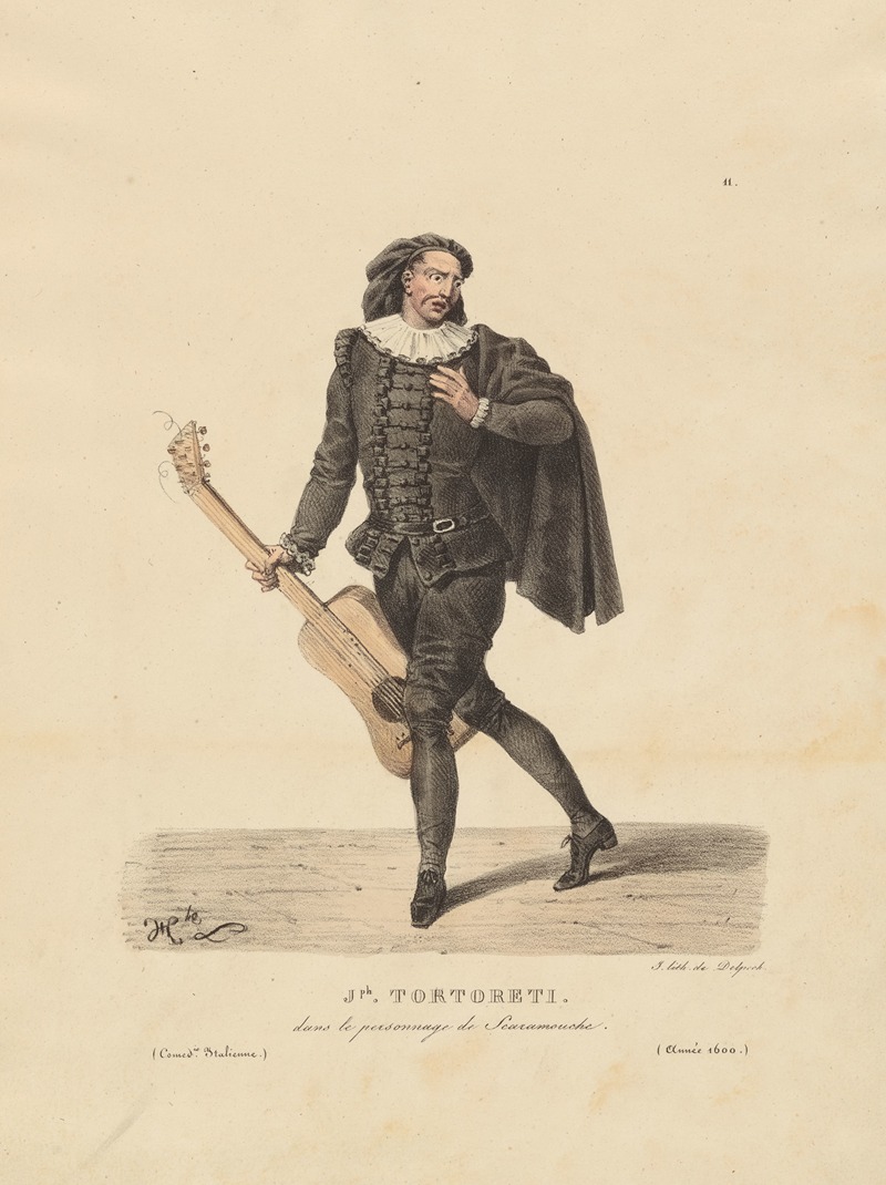 Hippolyte Lecomte - J’ph Tortoreti dans le personnage de Scaramouche