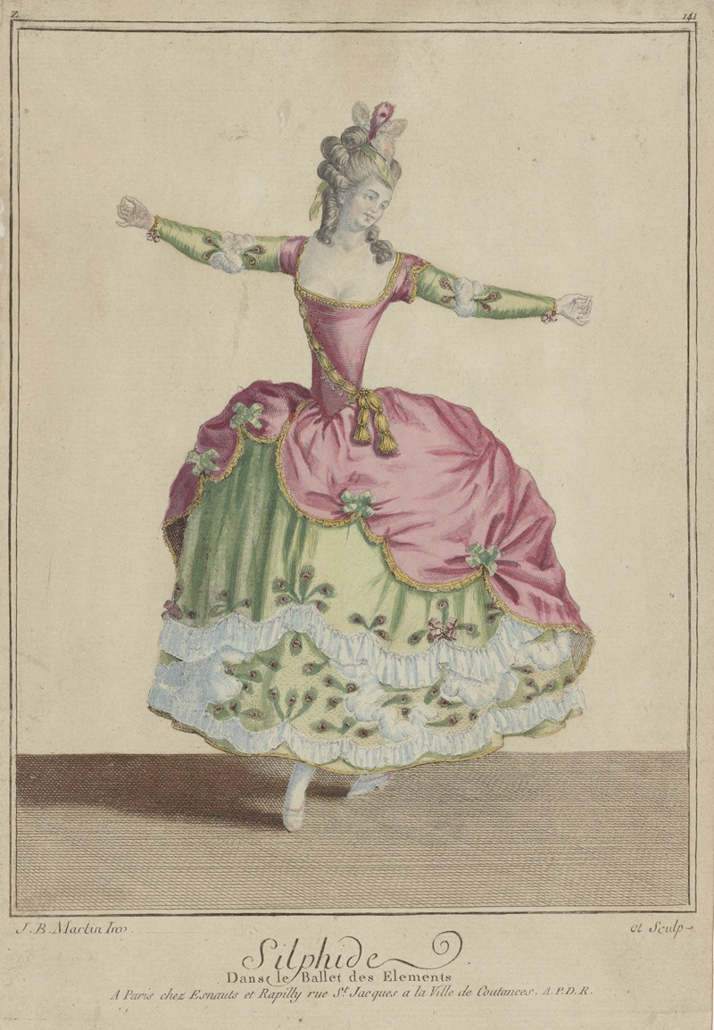 Jean Baptiste Martin - Silphide dans Le ballet des éléments