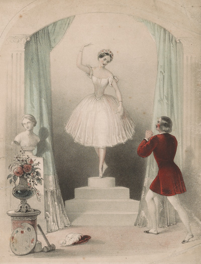 John Brandard - Grand quadrille, arranged from Adolphe Adams admired ballet, The marble maiden by Jullien