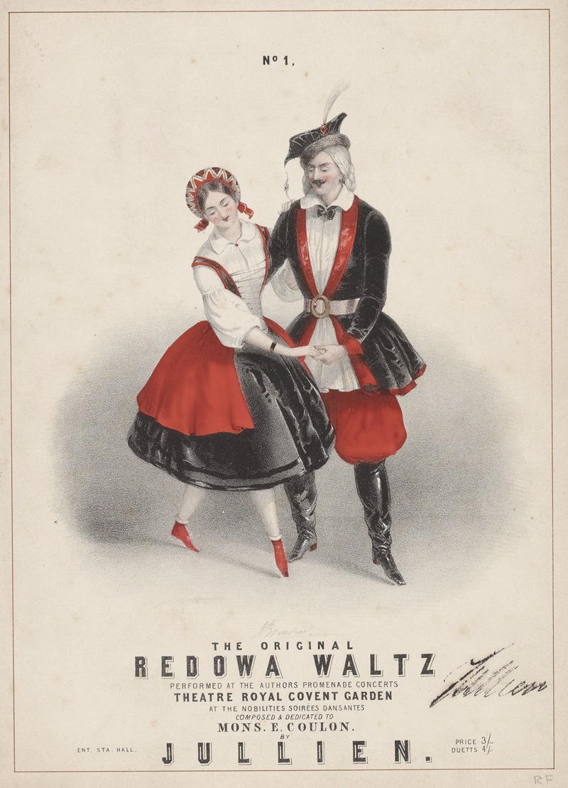 John Brandard - No. 1, The original Redowa waltz…by Jullien