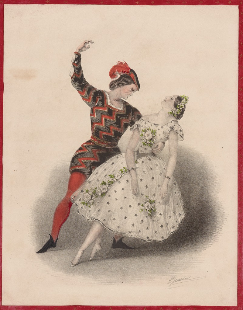 John Brandard - Signor Pugni’s ballet Eoline ou La dryade. No. 2, Mazurka d’extâse