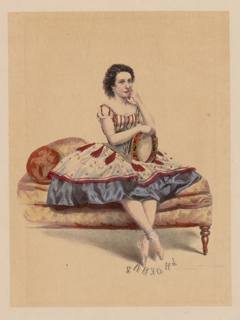 Louis Veit - Nadejda Bagdanoff als Esmeralda in Esmeralda. Ballet in 2 Acten von Julius Perrot (Musik von Cäsar Pugni)