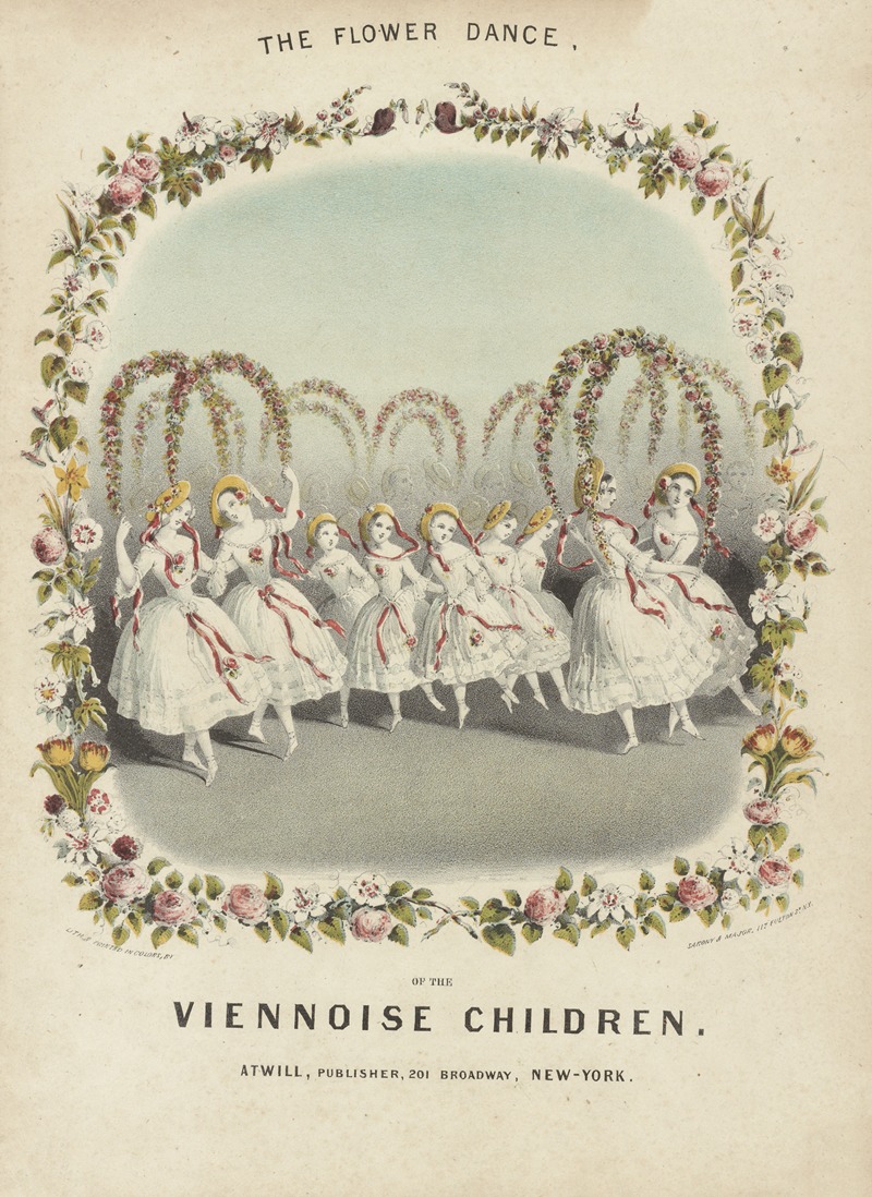 Sarony, Major & Knapp Lith. - The Flower dance of the Viennoise children