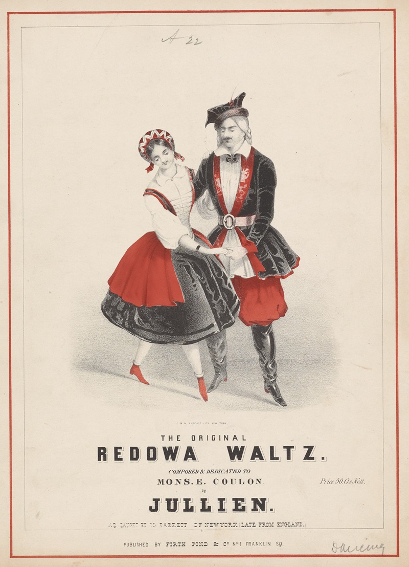 W. Endicott & Co. - The original Redowa waltz