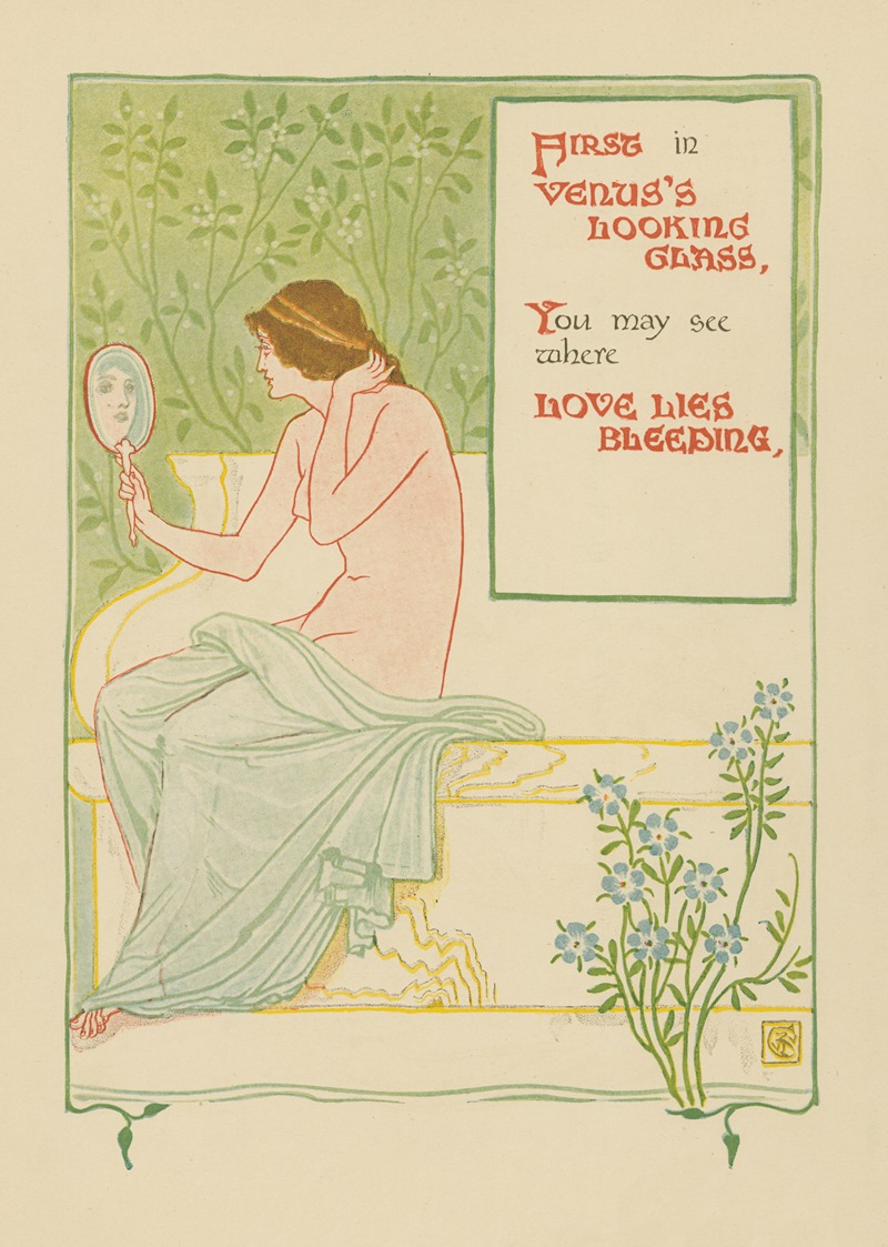 Walter Crane - Venus’s looking glass